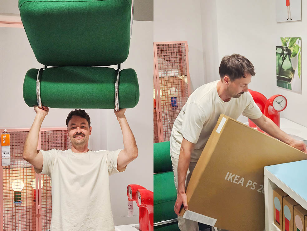LifTe北欧の暮らし スウェーデン発祥のIKEA(イケア)がIKEA渋谷で発表したIKEA PS の新コレクション「IKEA PS 2026」イベントで登壇したデザイナーのMikael Axelsson(ミカエル・アクセルソン)と【IKEA PS 2026】 イージーチェア