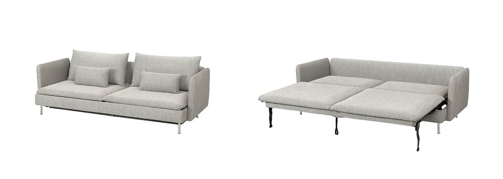 LifTe北欧の暮らし スウェーデン発祥のイケア(IKEA)から「こんにちは、秋」をテーマにした新商品が発売中 【SÖDERHAMN/ソーデルハムン】3人掛けソファベッド
