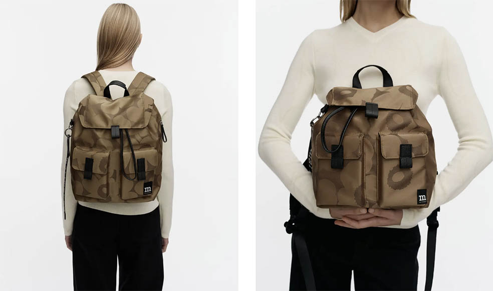 LifTe北欧の暮らし フィンランドのmarimekko(マリメッコ)の「Wear all day bags」シリーズのプレフォールコレクションが発売 unikko(ウニッコ)バックパック