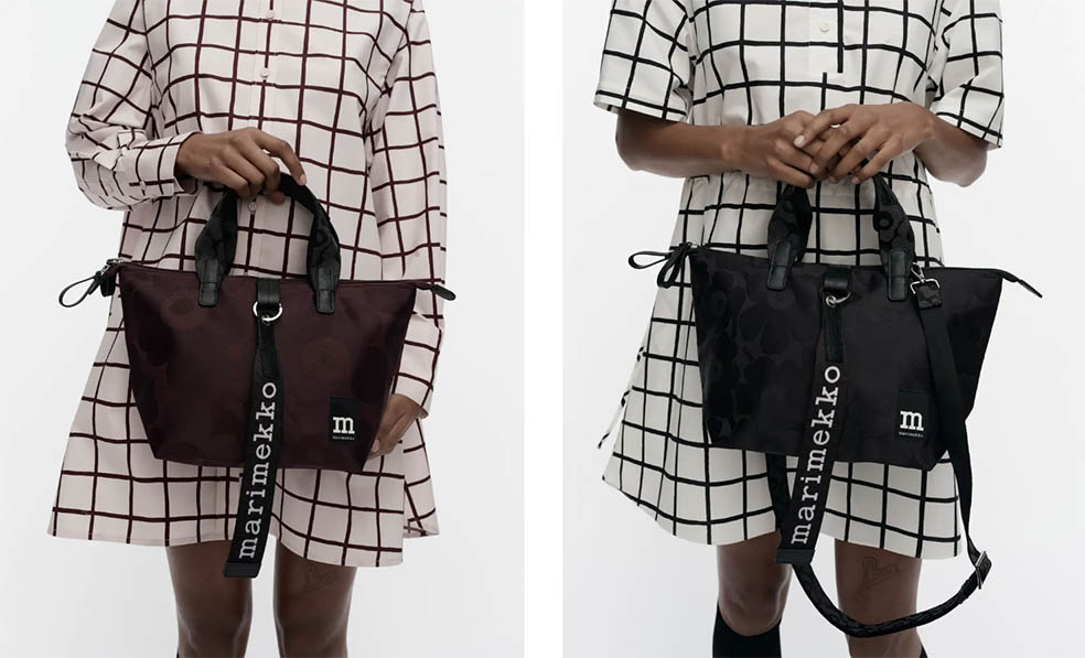 LifTe北欧の暮らし フィンランドのmarimekko(マリメッコ)の「Wear all day bags」シリーズのプレフォールコレクションが発売 unikko(ウニッコ)トートバッグ