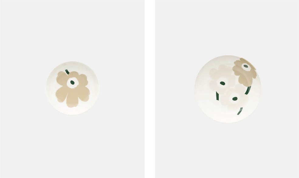 LifTe北欧の暮らし フィンランドのmarimekko(マリメッコ)が7月29日から松屋銀座で開催するポップアップ「Marimekko Wa Living in Ginza」で販売するUnikko 皿 ウニッコ