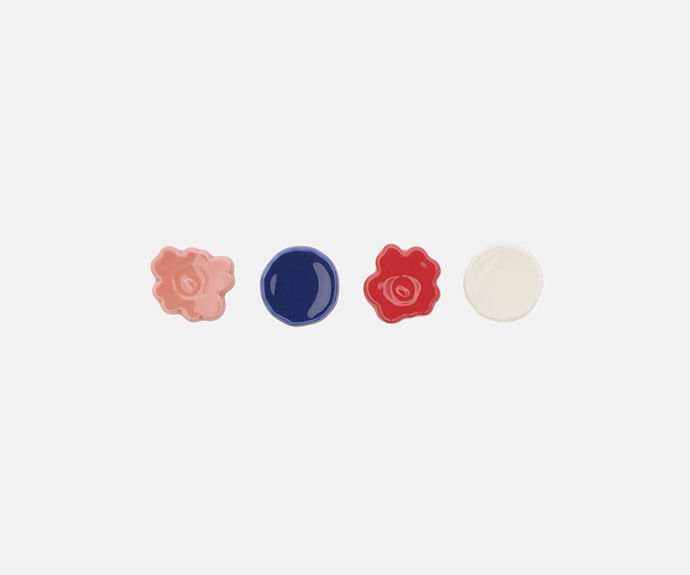 LifTe北欧の暮らし フィンランドのmarimekko(マリメッコ)が7月29日から松屋銀座で開催するポップアップ「Marimekko Wa Living in Ginza」で販売するUnikko&Kivet 箸置きセット ウニッコ キベット