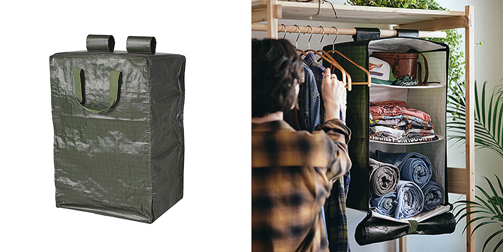 LIfTe北欧の暮らし スウェーデン発のIKEA(イケア)が8月5日から発売開始した新コレクション「KOMPISHÄNG/コンピスヘング コレクション」ハンギング収納 3段