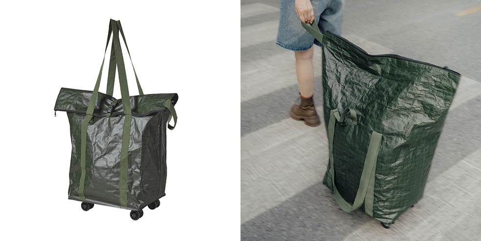 LIfTe北欧の暮らし スウェーデン発のIKEA(イケア)が8月5日から発売開始した新コレクション「KOMPISHÄNG/コンピスヘング コレクション」ショッピングバッグ キャスター付き