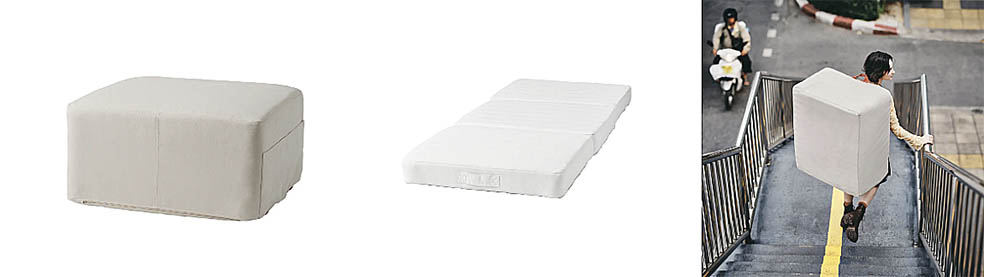 LIfTe北欧の暮らし スウェーデン発のIKEA(イケア)が8月5日から発売開始した新コレクション「KOMPISHÄNG/コンピスヘング コレクション」マットレス/プーフ