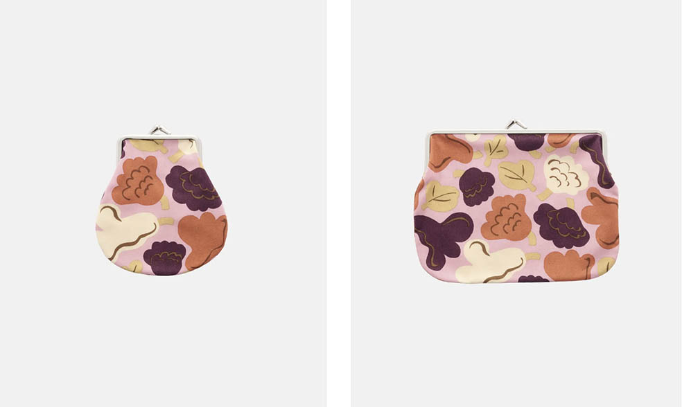 LifTe北欧の暮らし フィンランドのマリメッコ(marimekko)の新作ホームコレクション Erja Hirvi(エルヤ・ヒルヴィ)がデザインしたクカスタ クッカーン(Kukasta kukkaan) ポーチ