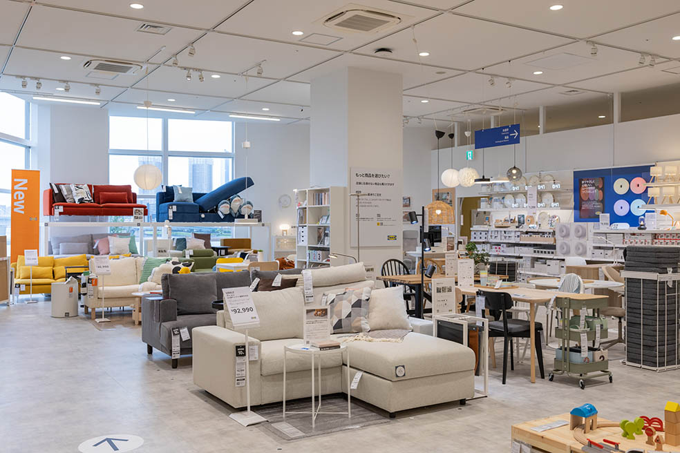 LifTe北欧の暮らし スウェーデン発祥のイケア(IKEA)がららぽーと豊洲内に9月3日にオープンさせる「IKEA豊洲」の店内