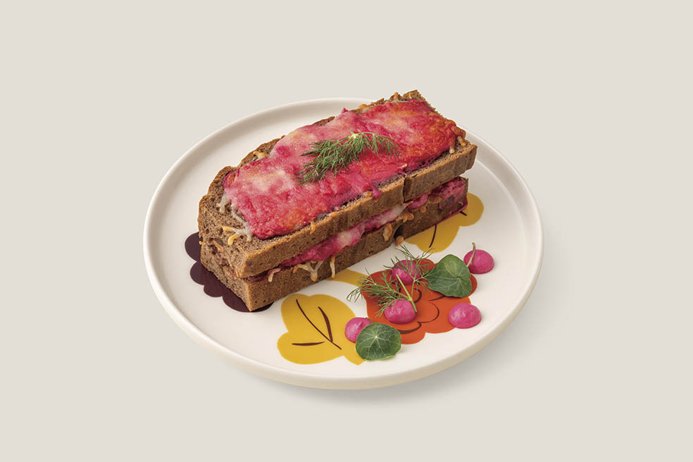 LifTe北欧の暮らし フィンランドのマリメッコ(marimekko)とコラボをするゴディバ(GODIVA)がゴディバカフェで展開するスモークサーモンのクロックムッシュ