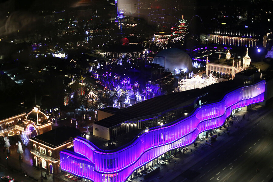 LifTe 北欧の暮らし コペンハーゲン デンマーク チボリ公園 夜