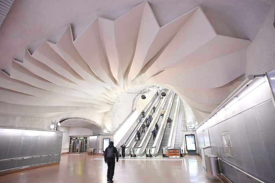 LifTe 北欧の暮らし スウェーデン ストックホルム 地下鉄アート ストックホルム中央駅