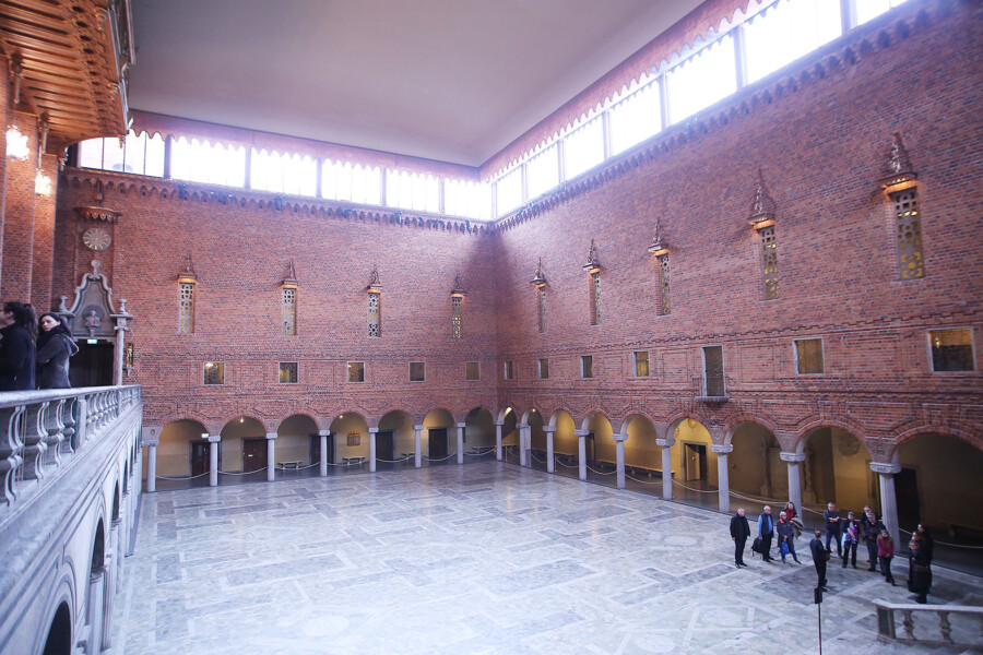 LifTe 北欧の暮らし スウェーデン ストックホルム 市庁舎 青の間