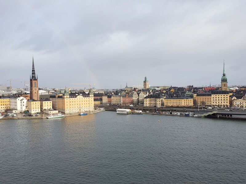 LifTe 北欧の暮らし スウェーデン ストックホルム セーデルマルム ミレニアム 虹